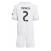 Maglie da calcio Real Madrid Daniel Carvajal #2 Prima Maglia Bambino 2025-26 Manica Corta + Pantaloni corti)